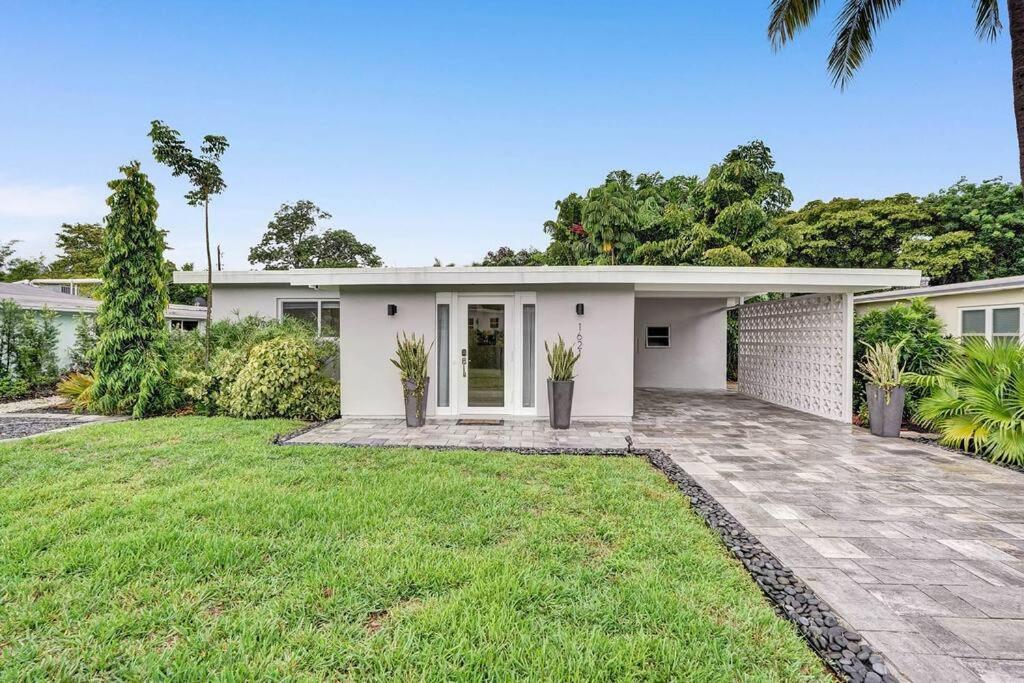 Stylish Tropical Oasis Hot Tub Pool Bbq Villa Fort Lauderdale Eksteriør billede